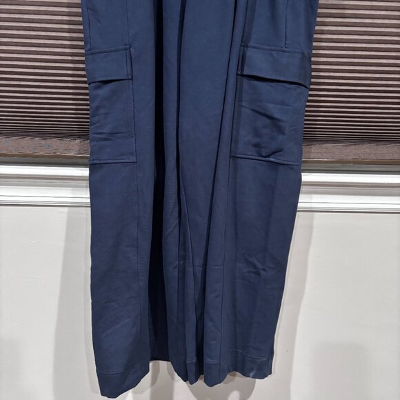 Athleta Women's Retroterry High Rise Wide Leg Cargo Pant Navy SZ: XL - Picture 10 of 12